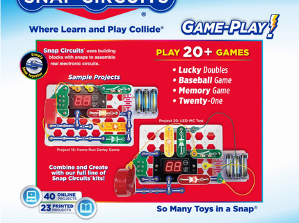 Snap Circuits Game Play - Build 20+ Electronic Games!