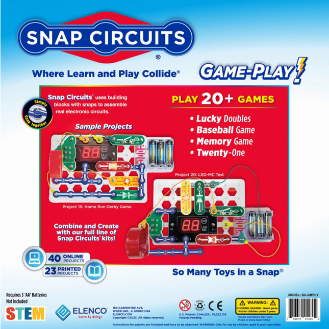 Snap Circuits Game Play - Build 20+ Electronic Games!