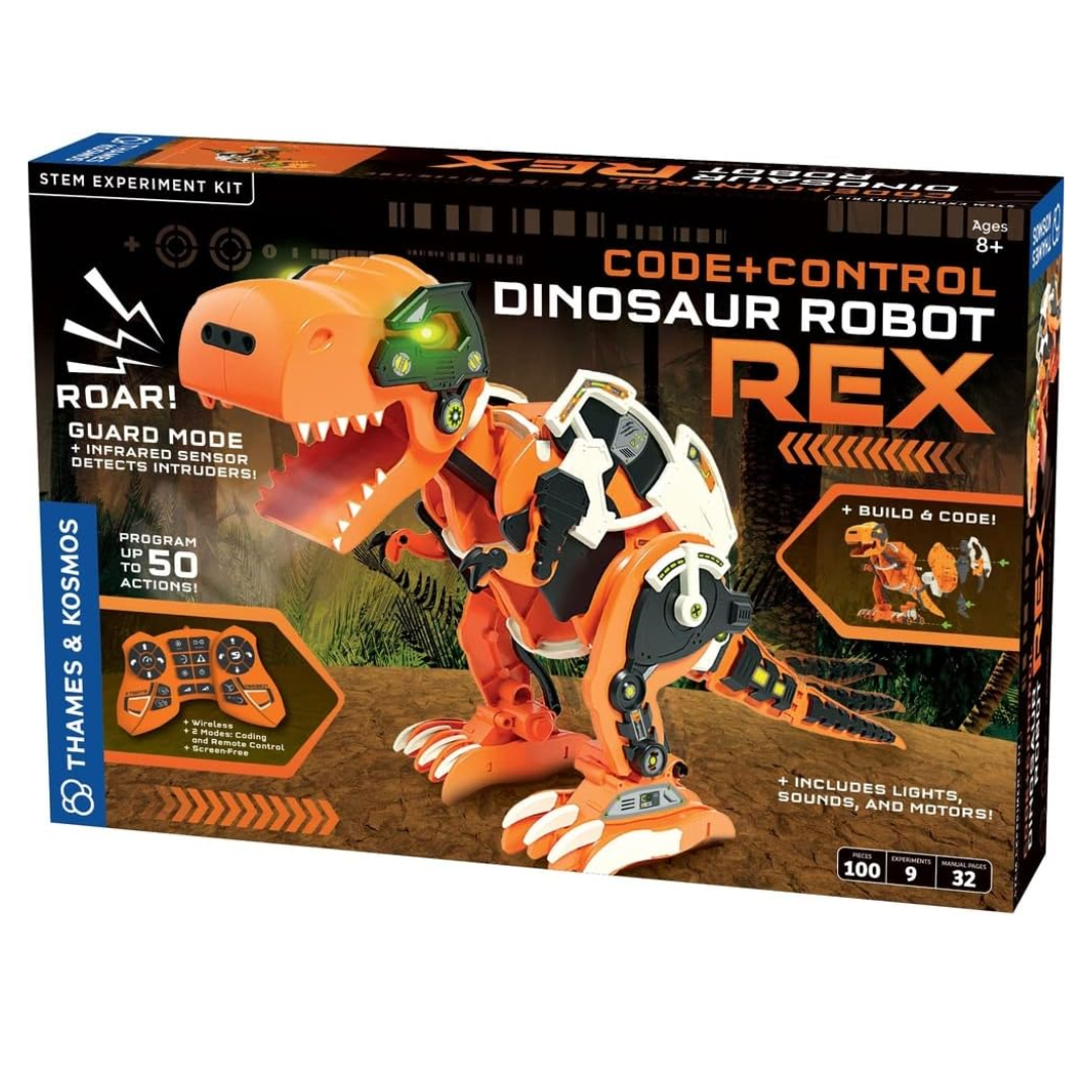 Code + Control Dinosaur Robot: REX – Easy Peasy Science